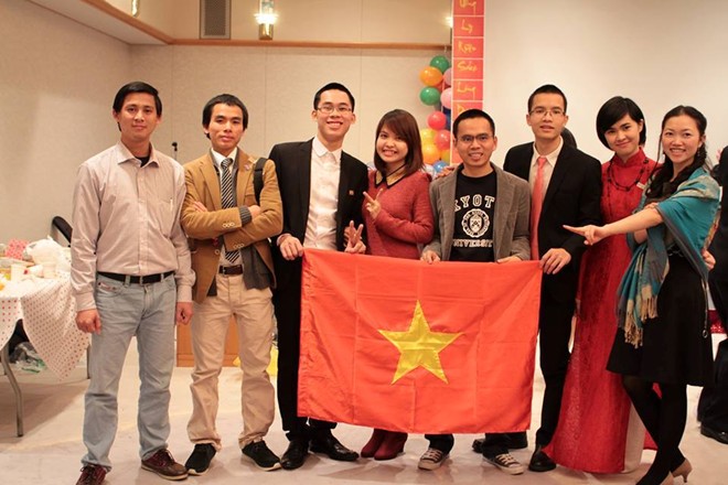 Hội du học sinh Việt Nam tại thành phố Kyoto, Nhật Bản. Ảnh: Nguyễn Ngọc Hoà