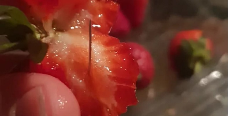 strawberry needle sabotage australia