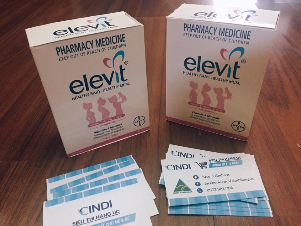 Elevit là sản phẩm hỗn hợp đa vitamin cho thai kỳ số 1 tại Úc.