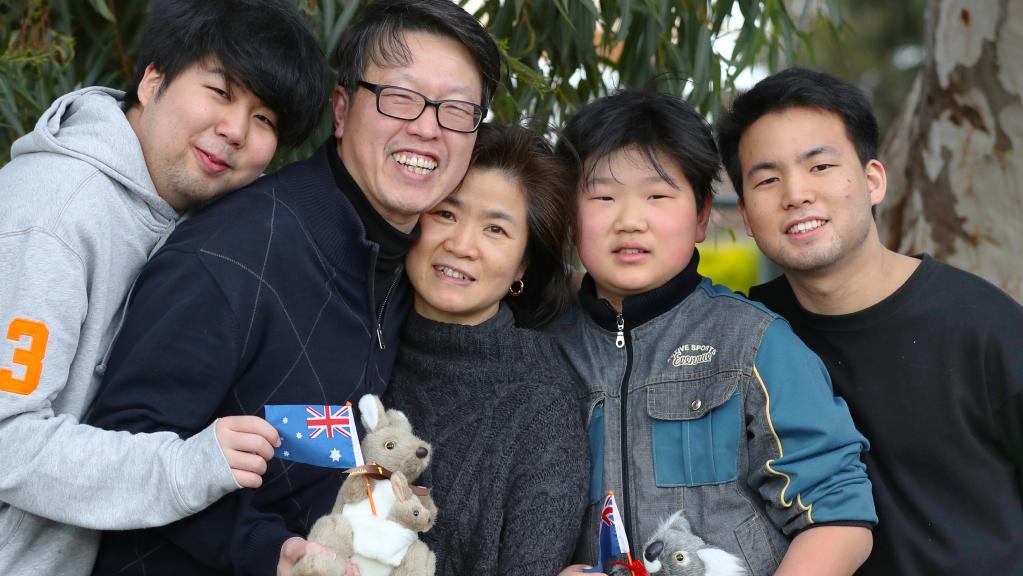 Gia đình Hàn Quốc rất hạnh phúc khi có quyết định nhân đạo được ở lại Úc