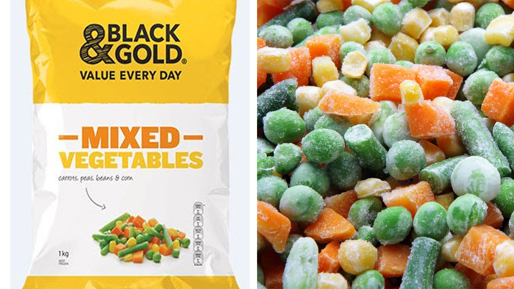 Black & Gold Mixed Vegetables