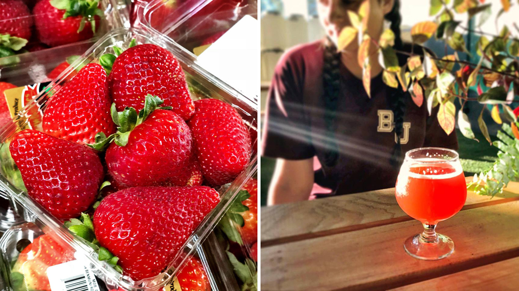 Brew U incorporate unused strawberries into drinks