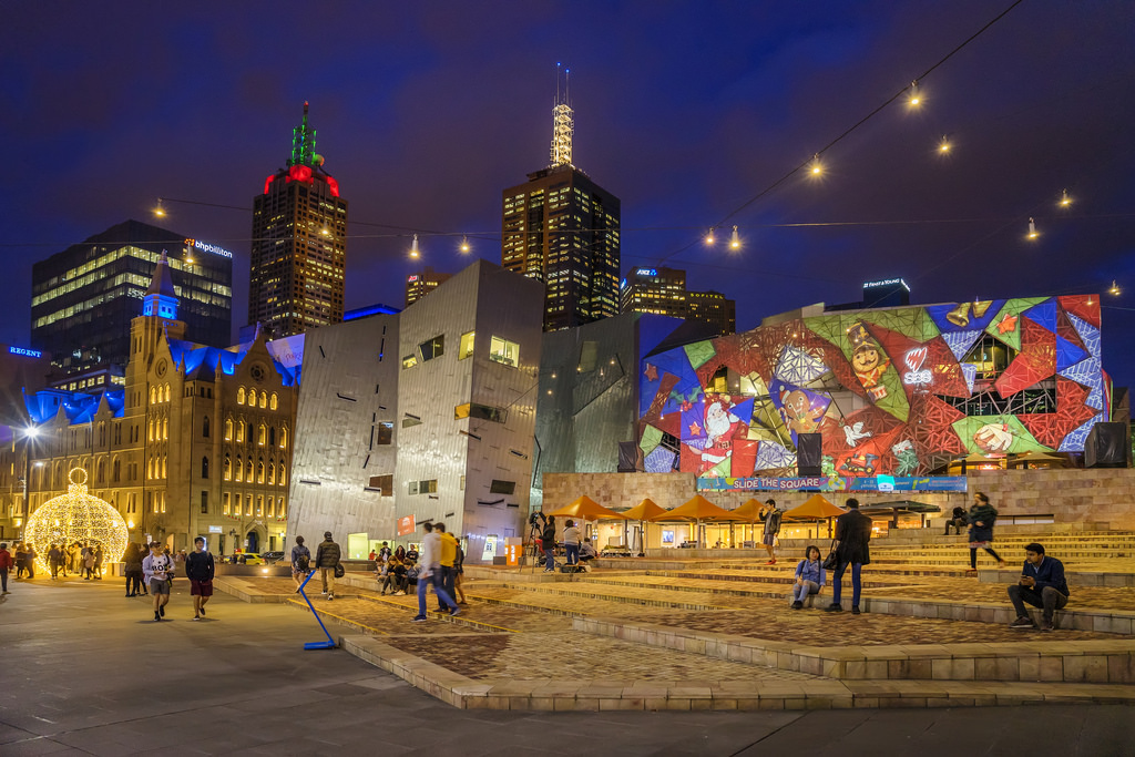 Melbourne Christmas Projections