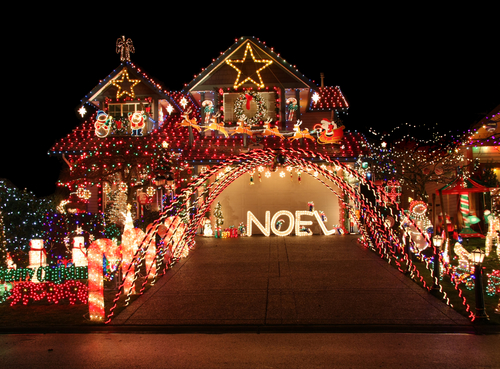 Beautiful Christmas light display.