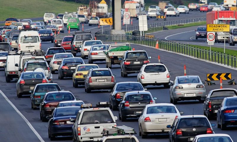 Melbourne's 10 top congested roads.