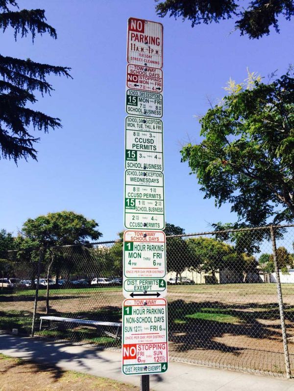 complicated parking signs australia