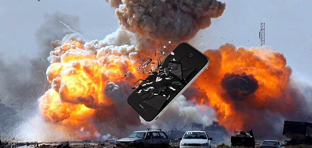 iPhone explodes on teen's chest