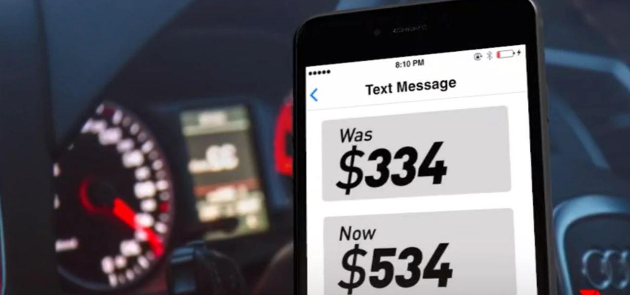 Australian car fines and demerits when texting