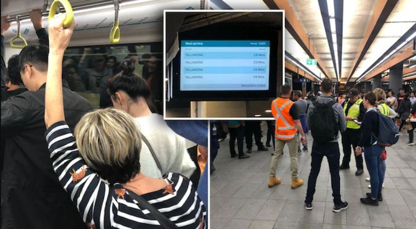 Chaos on opening day of new driverless trains