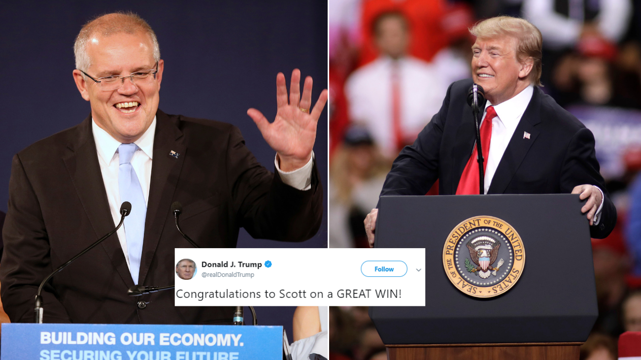 US compares Morrison's win to Trump's