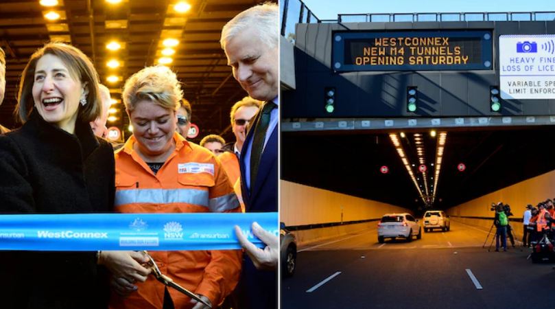 Sydney's M4 tunnels open to first cars