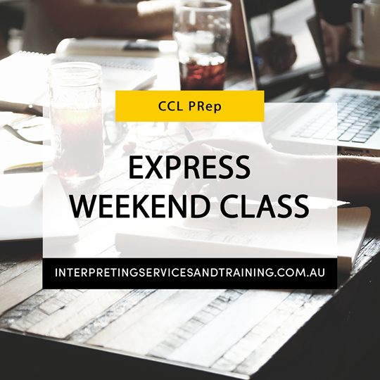 CCL PRep Express Weekend Classes