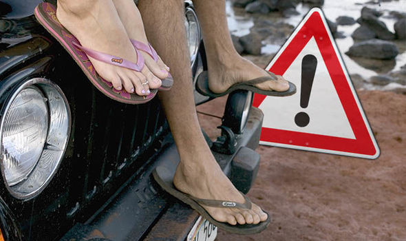 Confusion over driving law about footwear
