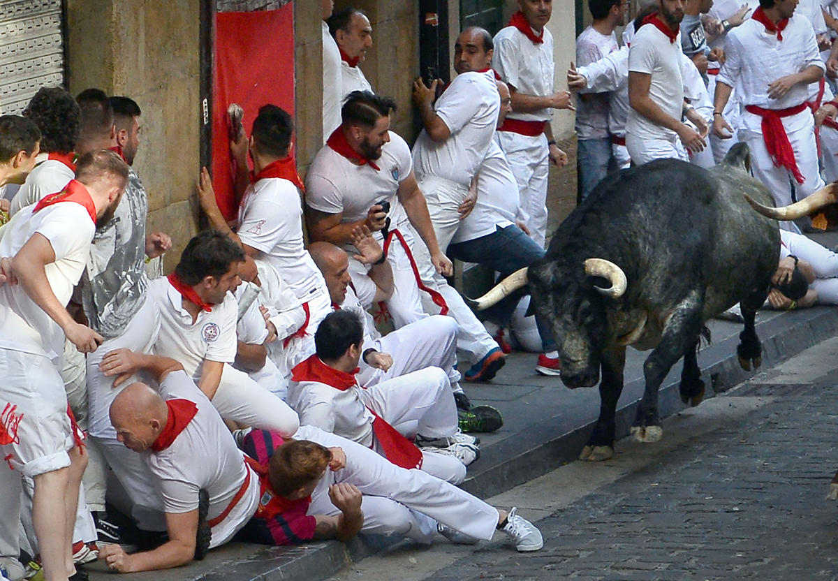 Two Australians gored at Spanish bull run