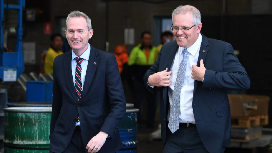 Bộ trưởng David Coleman và thủ tướng Scott Morrison mong muốn thu hút nhiều nhân tài nước ngoài đến Úc. (Ảnh: APP)