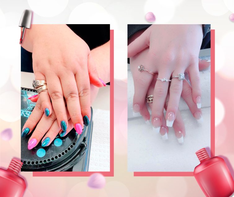 Khách hàng trải nghiệm dịch vụ làm móng tại Vina Nail and Beauty (Ảnh: vinanailsandbeauty.wixsite.com)