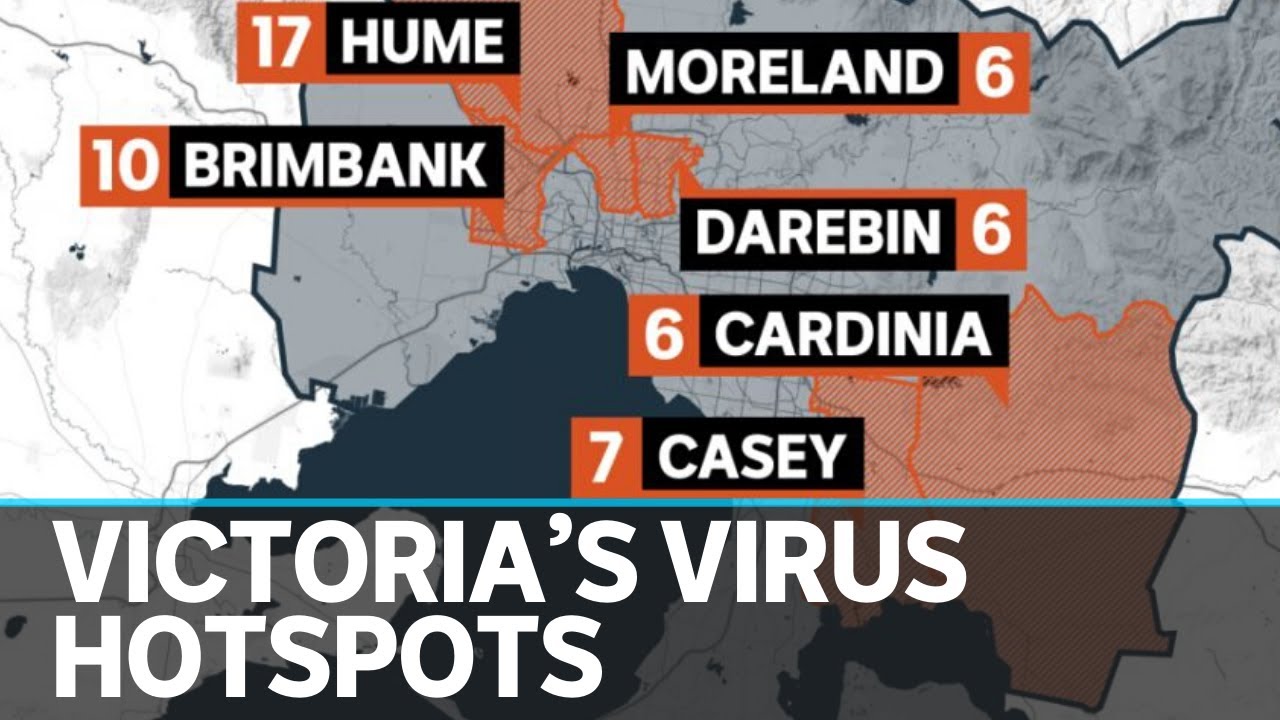 victoria coronavirus hotspots