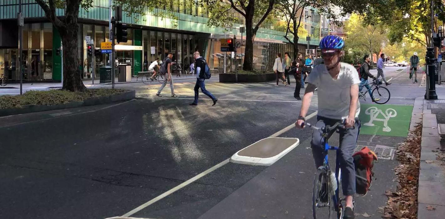 Melbourne Is Getting 40 Kilometres of New Protected Bike Lanes