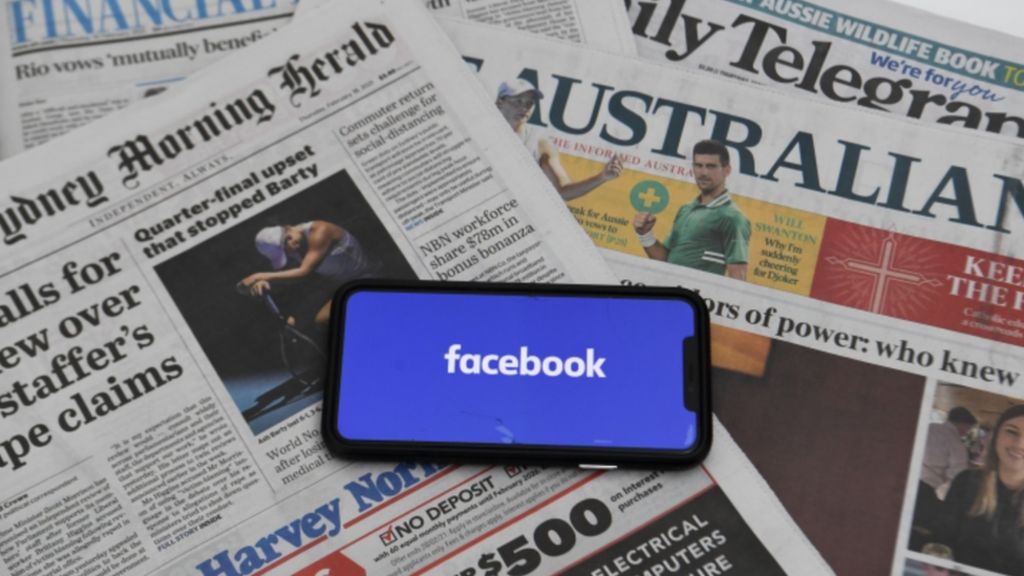 facebook khôi phục tin tức úc