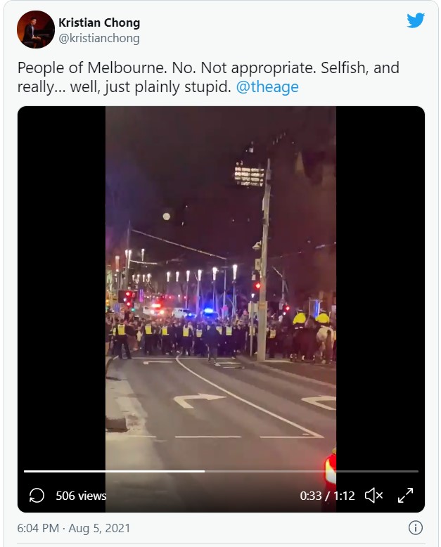 Biểu tình chống phong tỏa ở Melbourne