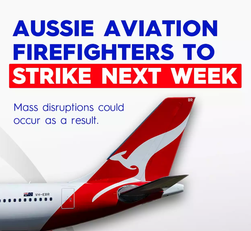Úc: Lính cứu hỏa đình công, dự báo về tình trạng hoãn hủy chuyến bay nghiêm trọng