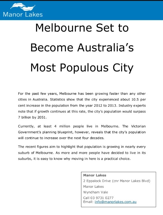 thành phố đông dân nhất nước Úc